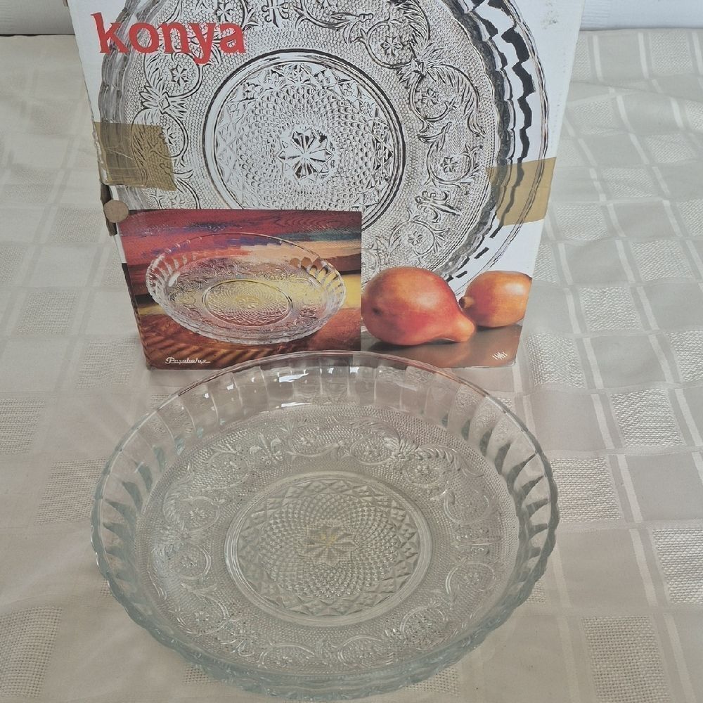 Clear Glass Serving Platter